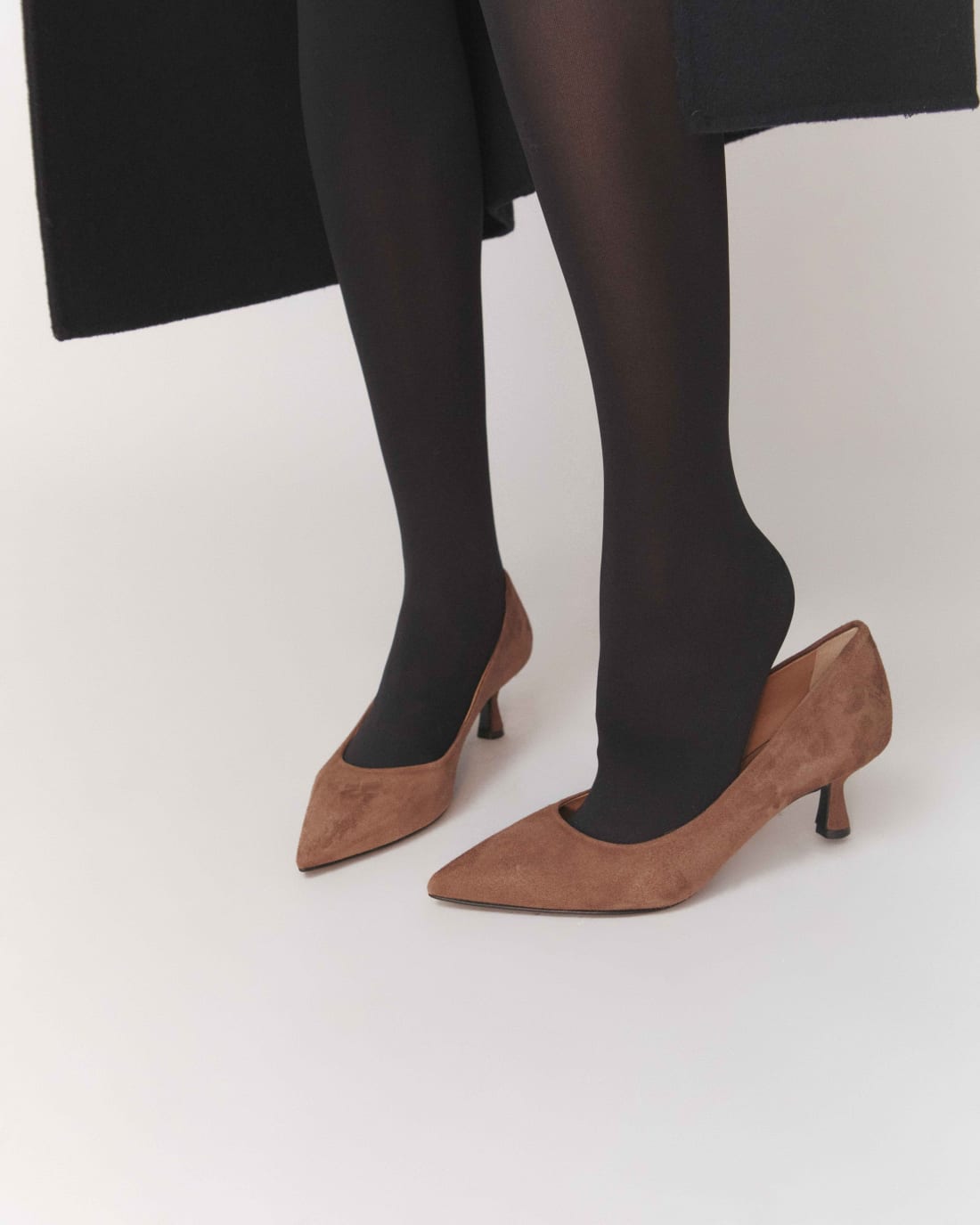 Бежевые замшевые туфли - Image 2 of 5