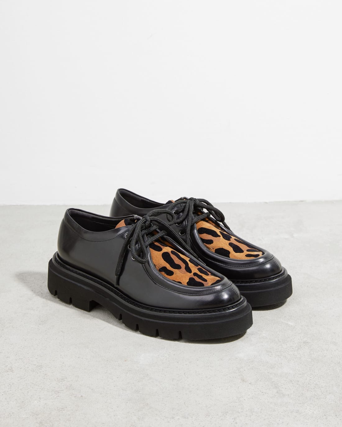 Леопардовые кожаные полуботинки - Image 2 of 4