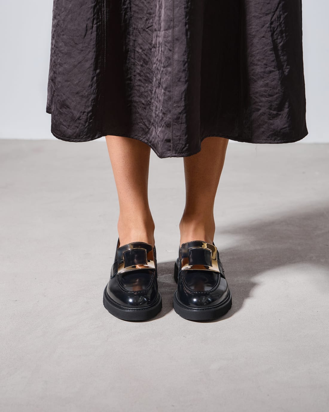 Черные кожаные лоферы - Image 6 of 6