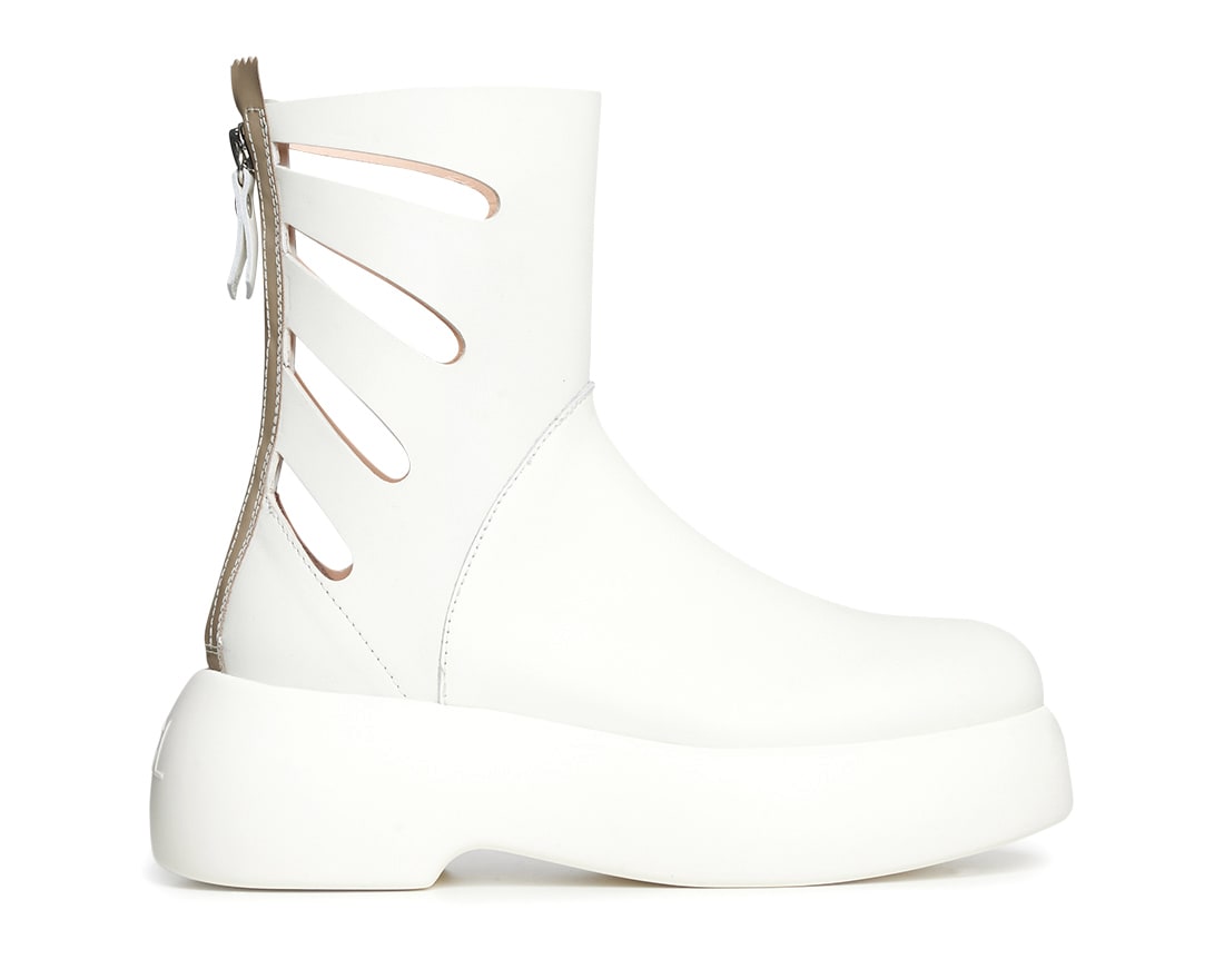 Белые кожаные ботинки - Image 1 of 5