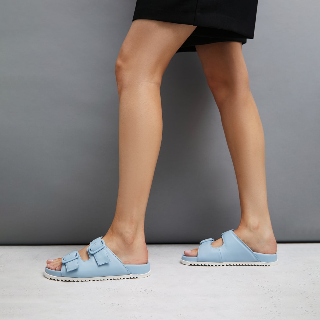 Голубые кожаные биркенштоки - Image 5 of 5