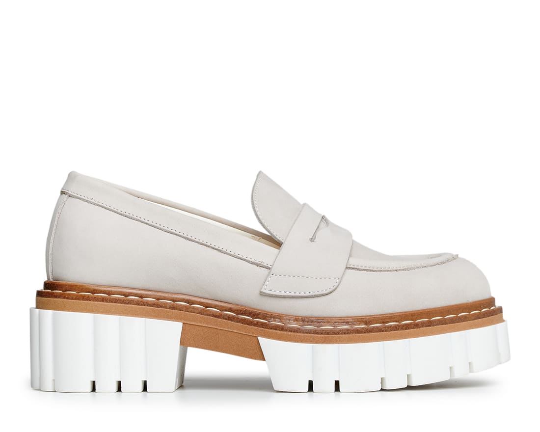 Серые лоферы из нубука - Image 1 of 5