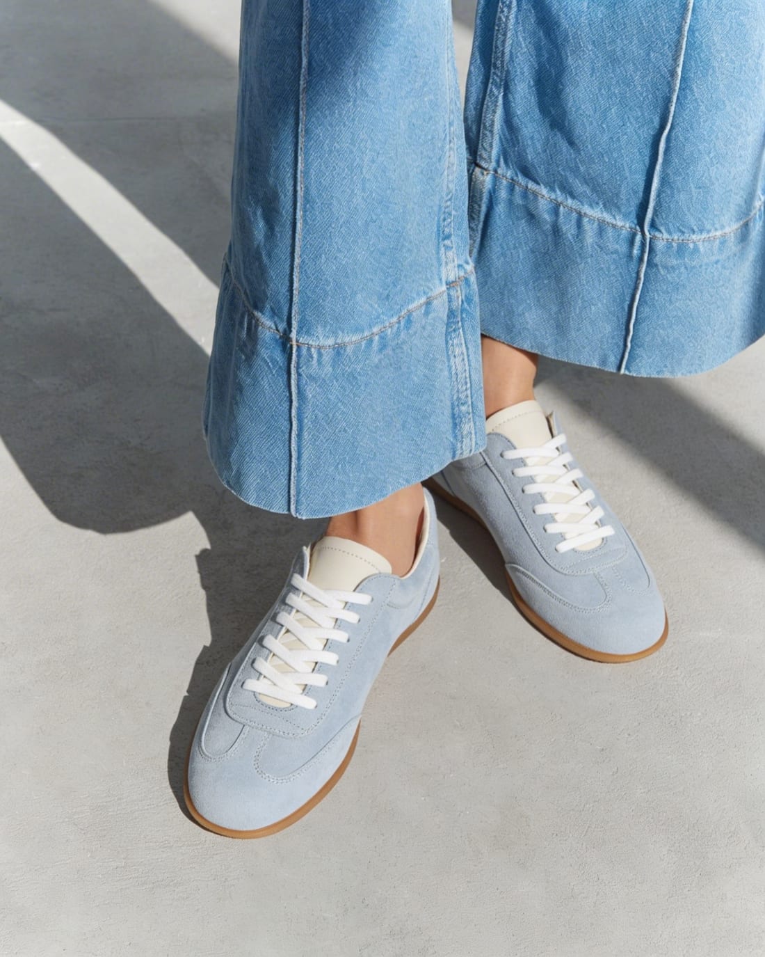 Голубые замшевые кеды - Image 2 of 5