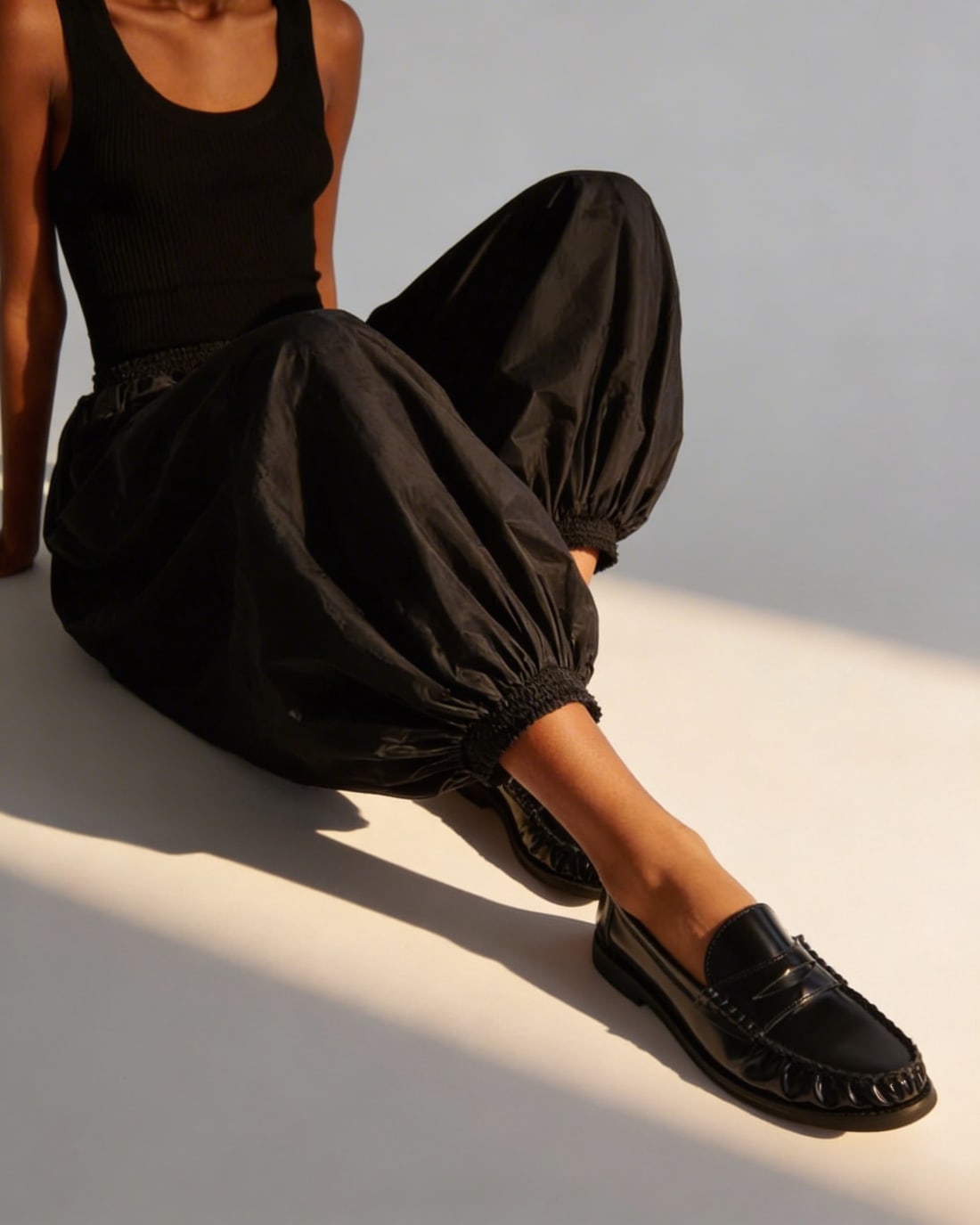 Черные кожаные лоферы - Image 2 of 5