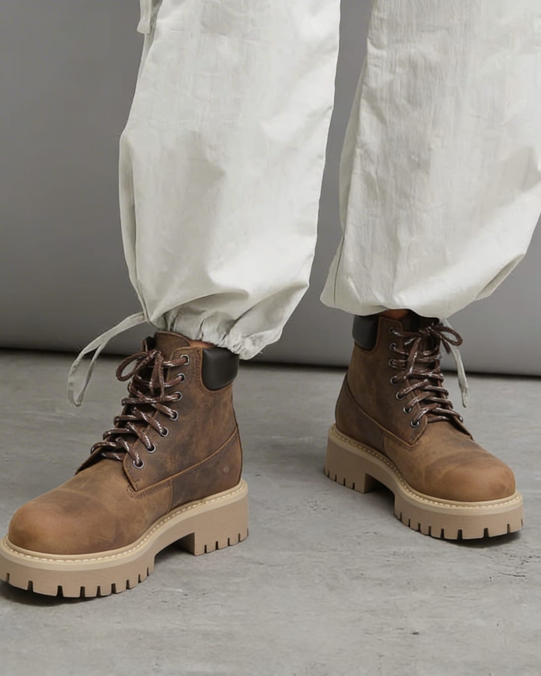 Кожаные ботинки темно-коричневый стиль - Image 5 of 5