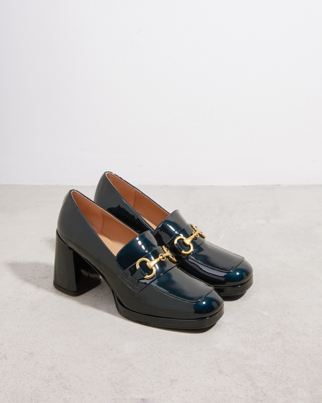 Лазурные кожаные туфли - Image 3 of 4