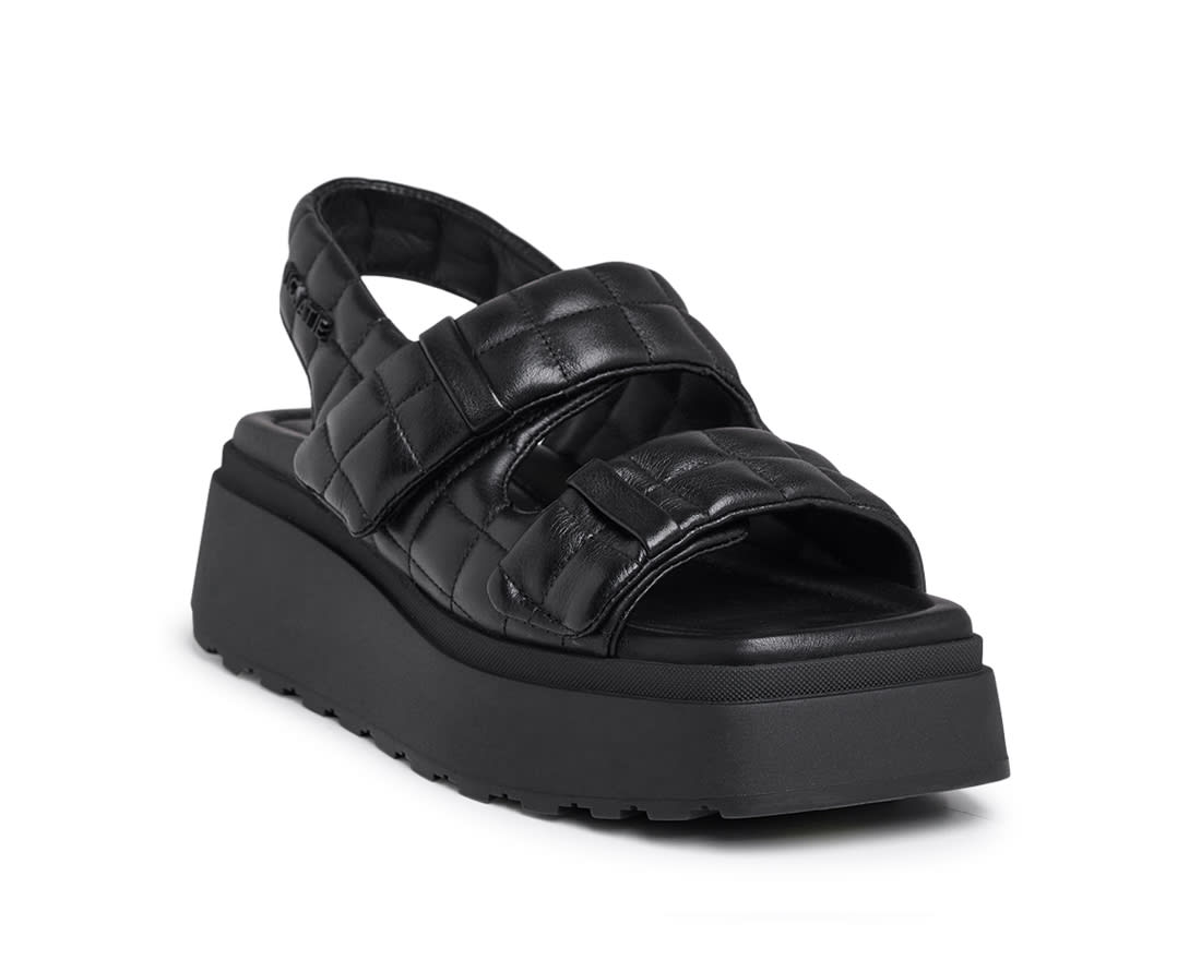 Черные кожаные сандалии - Image 2 of 5