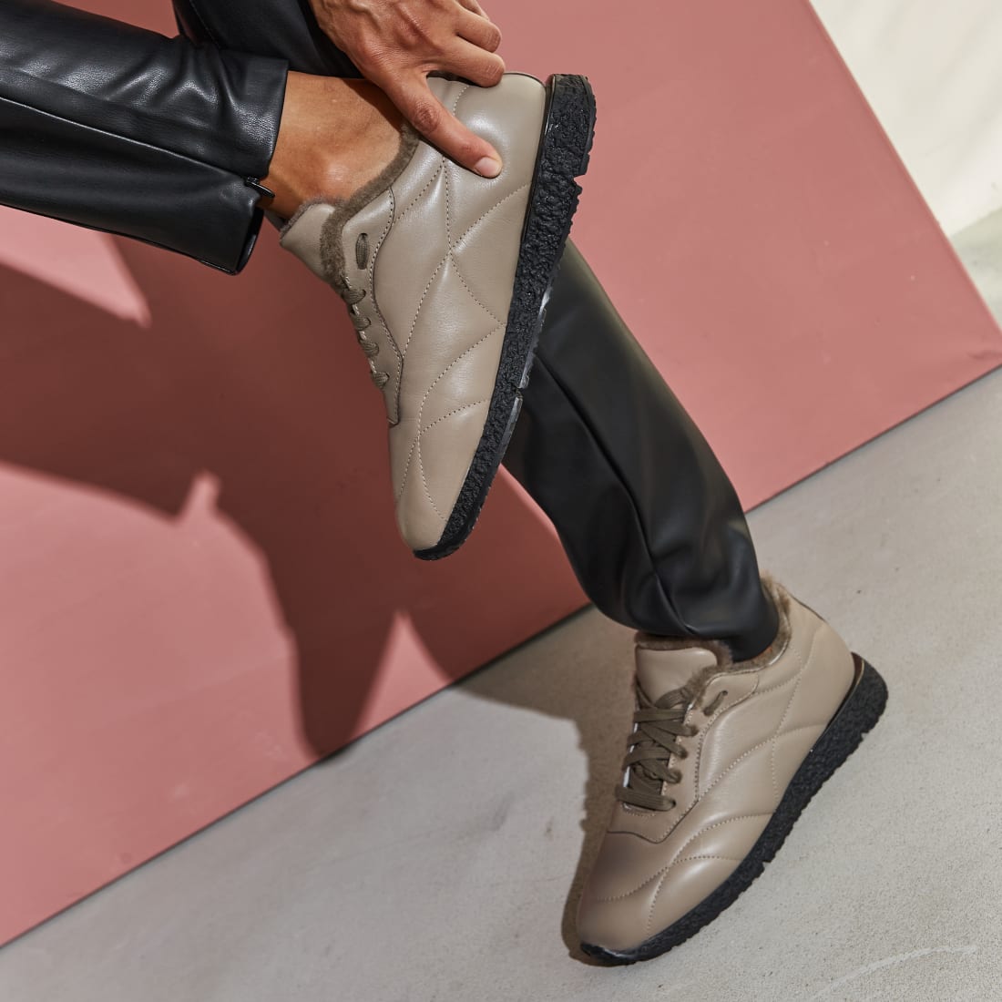 Зимние кожаные кроссовки - Image 5 of 5