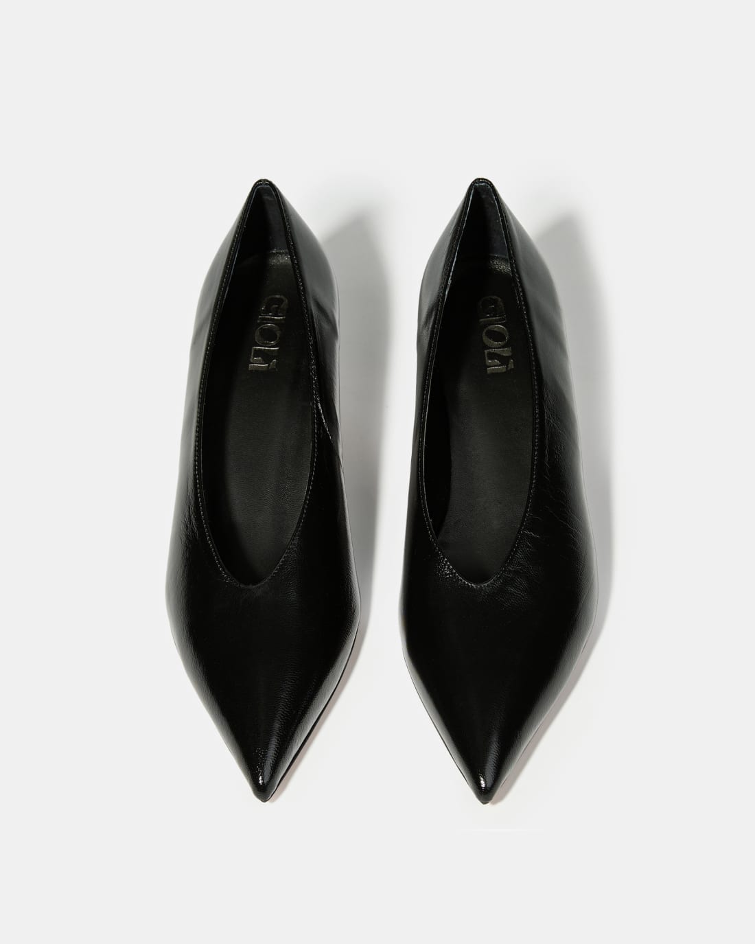 Чёрные кожаные туфли на каблуке - Image 3 of 5