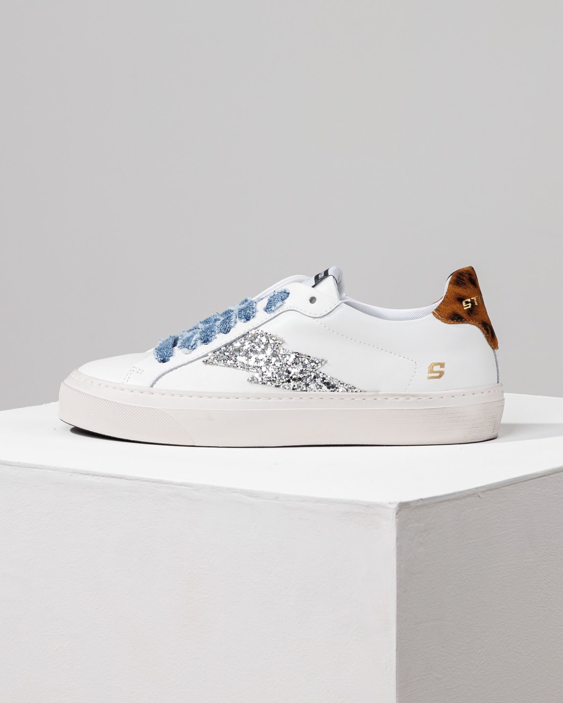 Белые кожаные кеды - Image 1 of 7