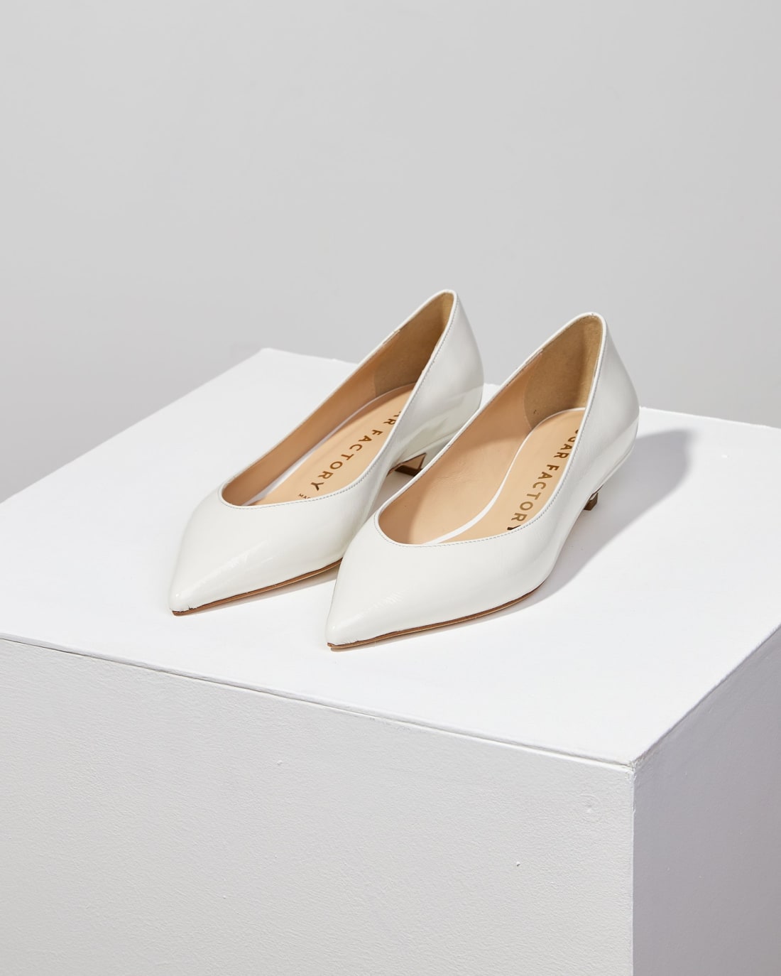 Белые кожаные туфли - Image 3 of 6