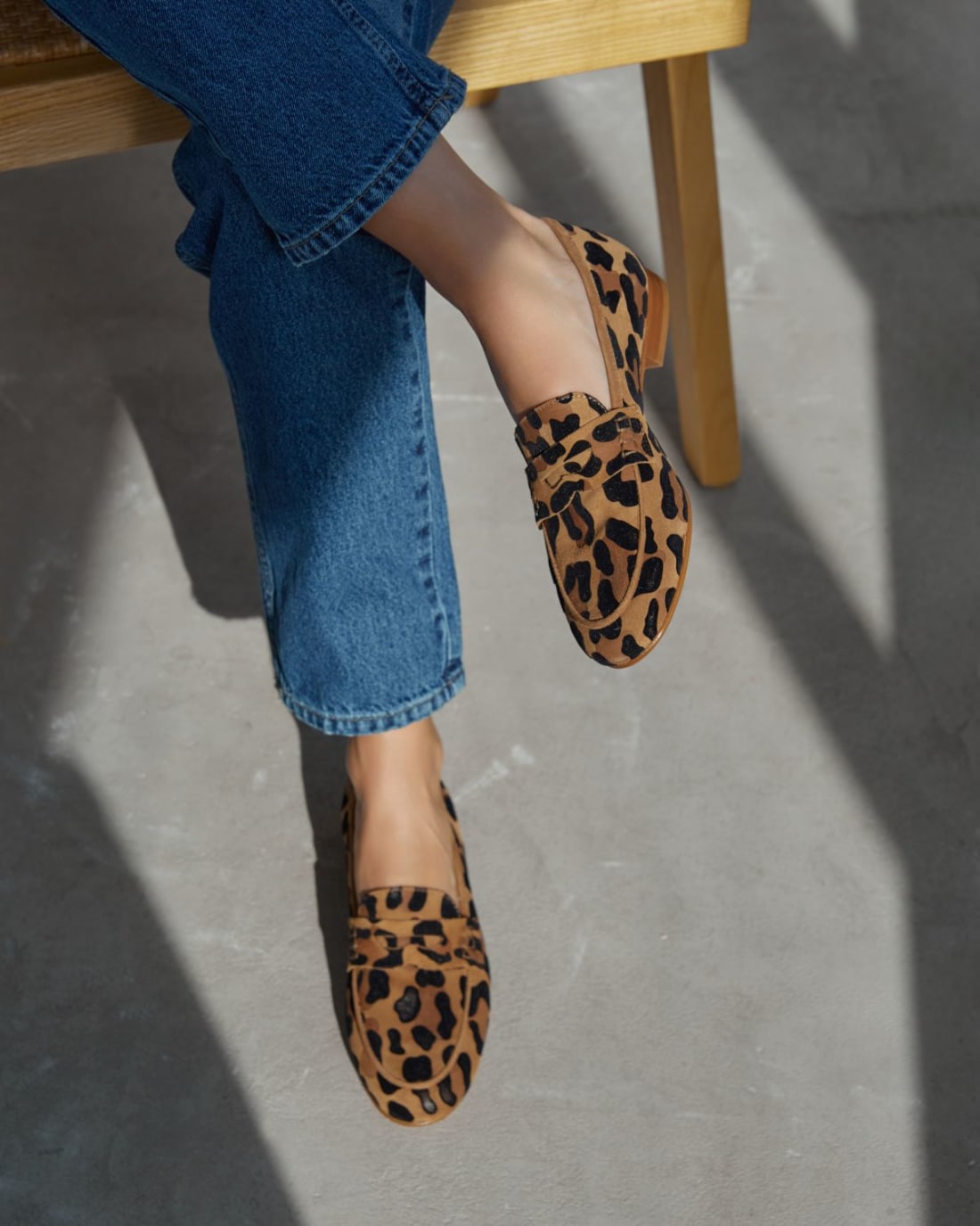 Леопардовые замшевые лоферы - Image 5 of 6