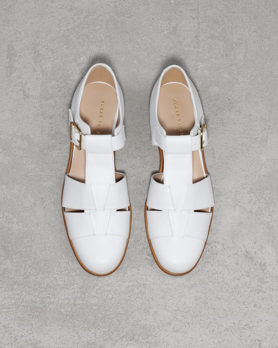 Белые кожаные туфли - Image 2 of 6