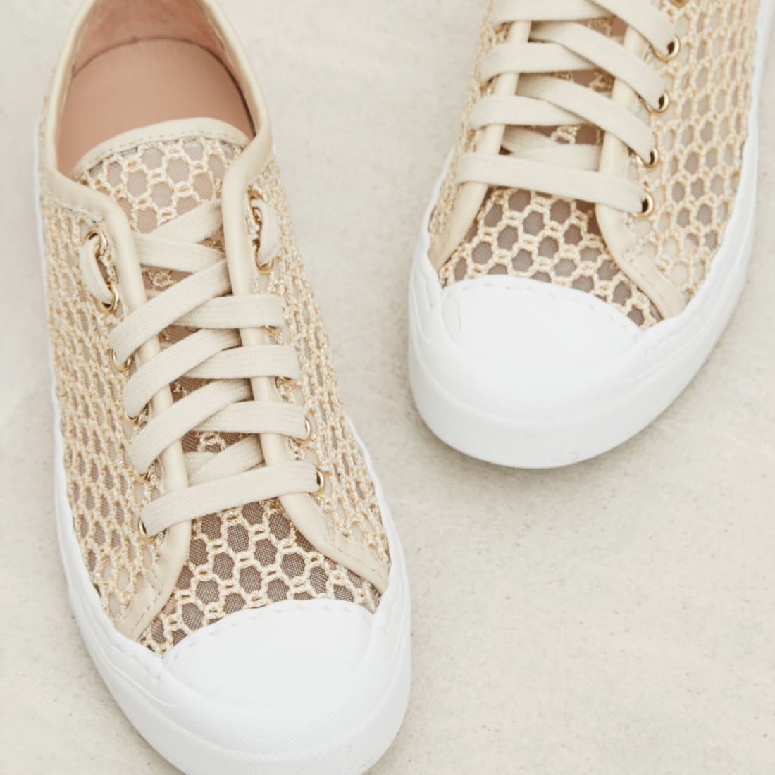 Песочные текстильные кеды - Image 3 of 5