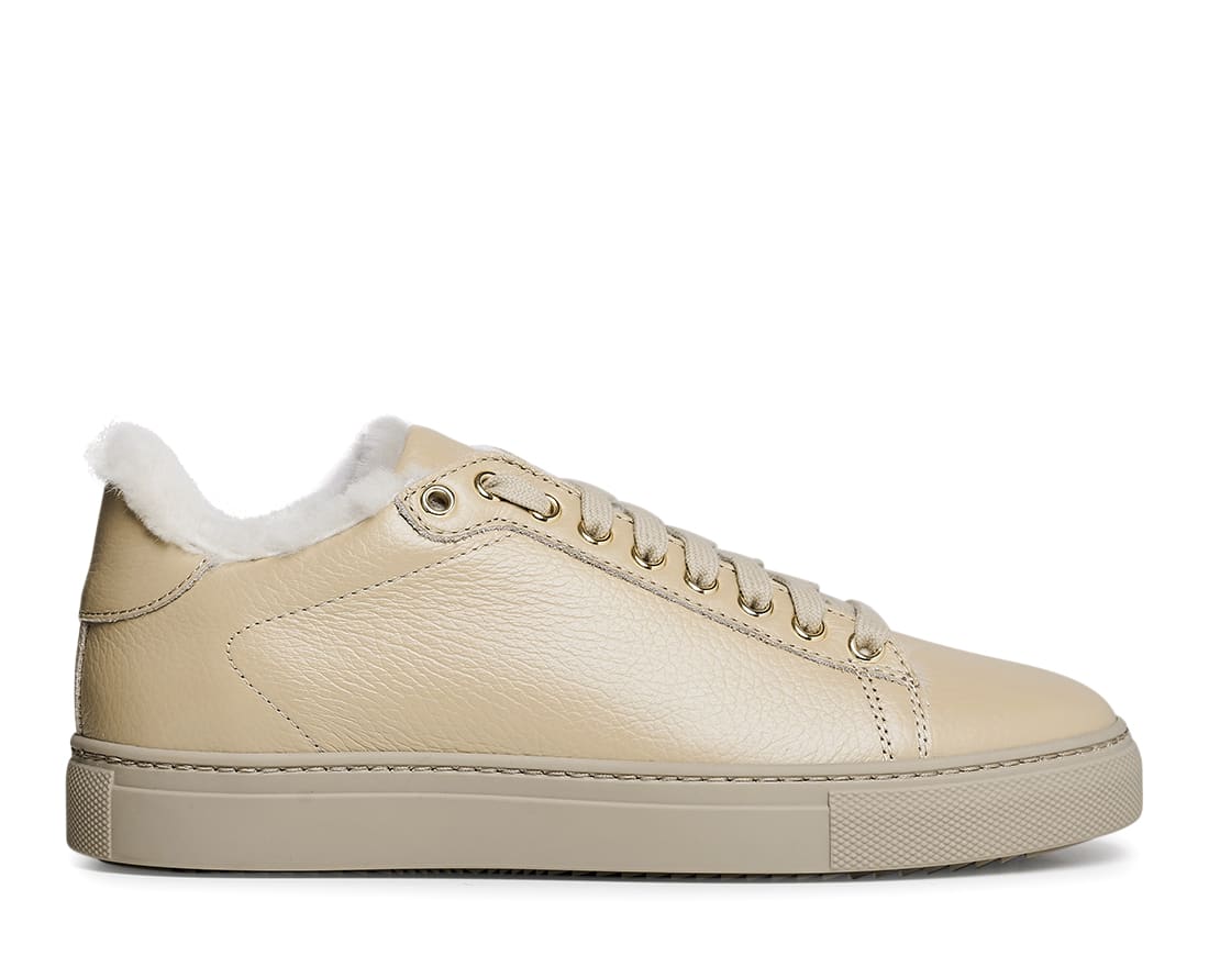 Зимние темно-бежевые  кеды - Image 1 of 4