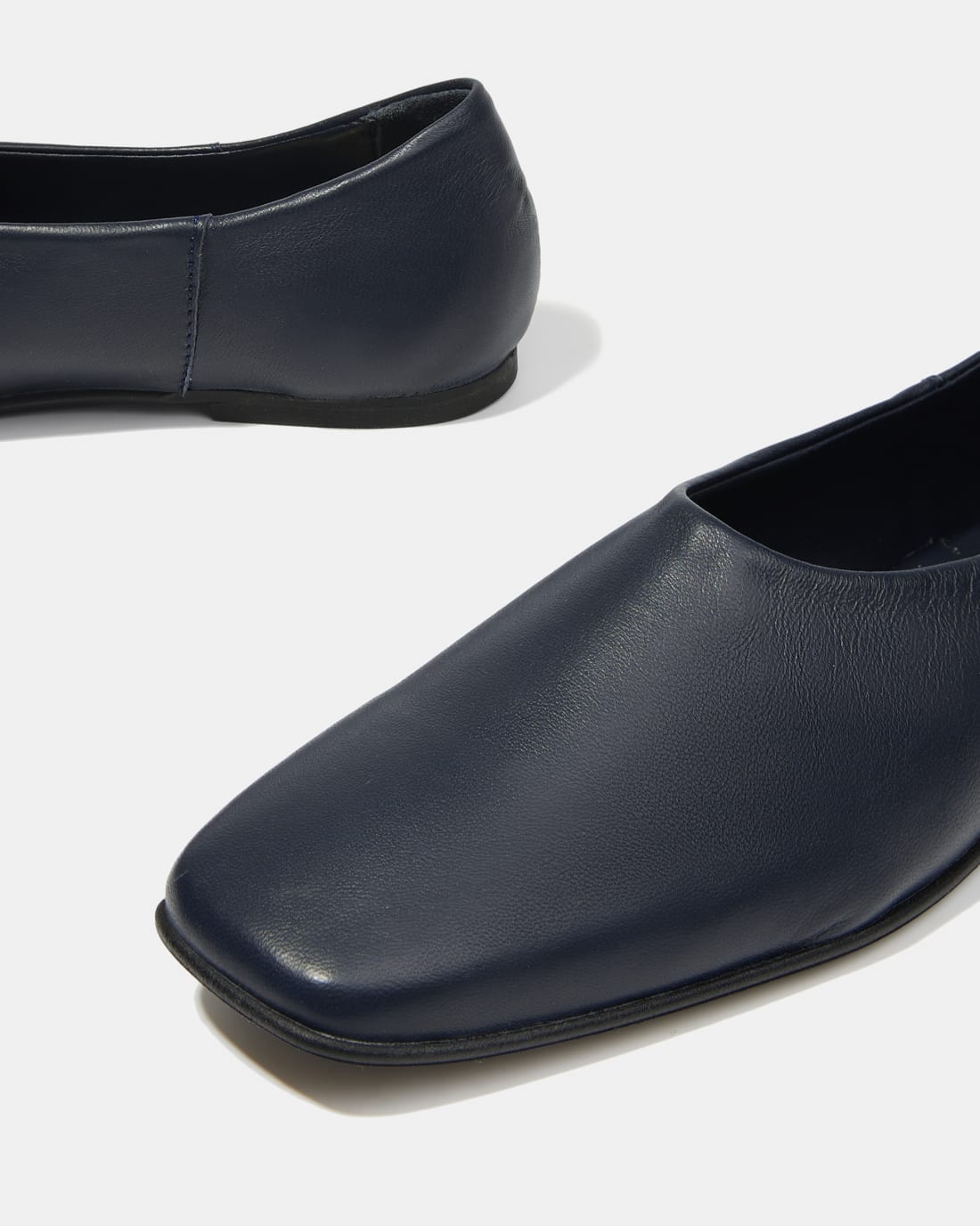 Темно-синие кожаные туфли - Image 4 of 4