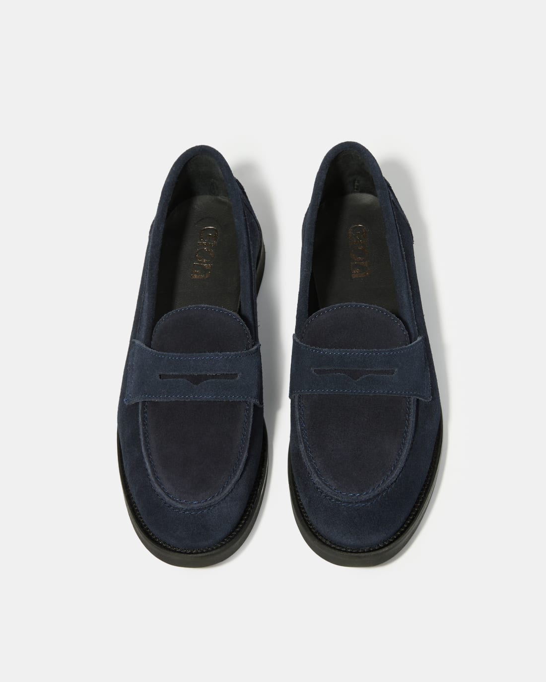 Темно-синие замшевые лоферы - Image 3 of 6