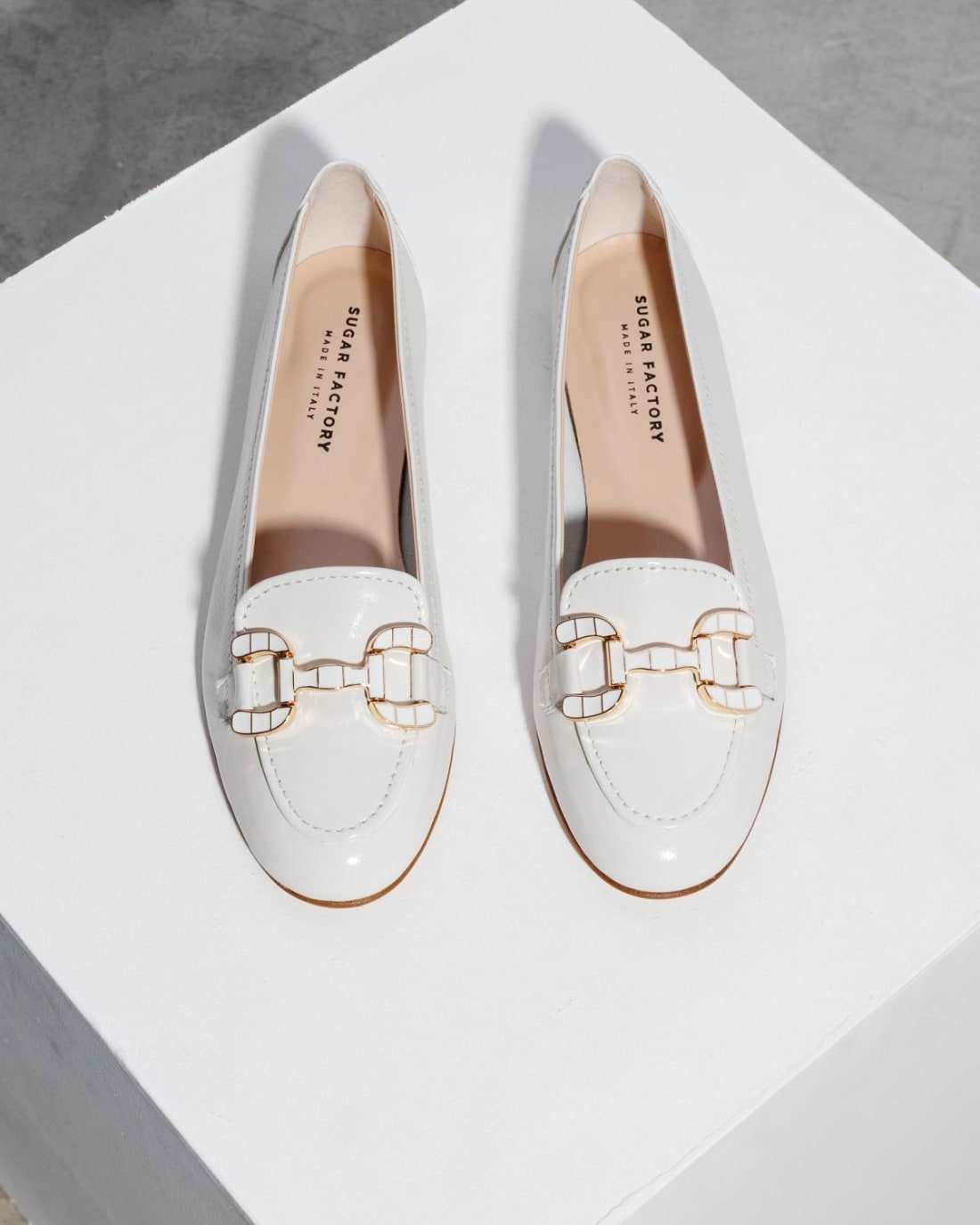 Белые кожаные лоферы - Image 2 of 4