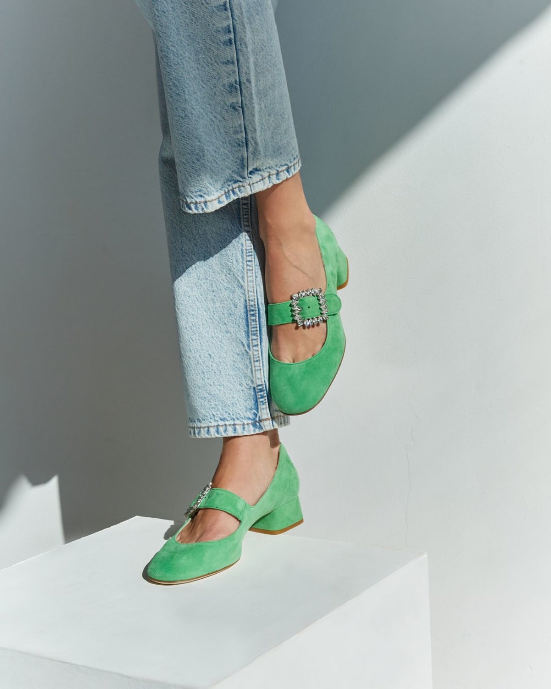 Зеленые замшевые туфли - Image 6 of 7