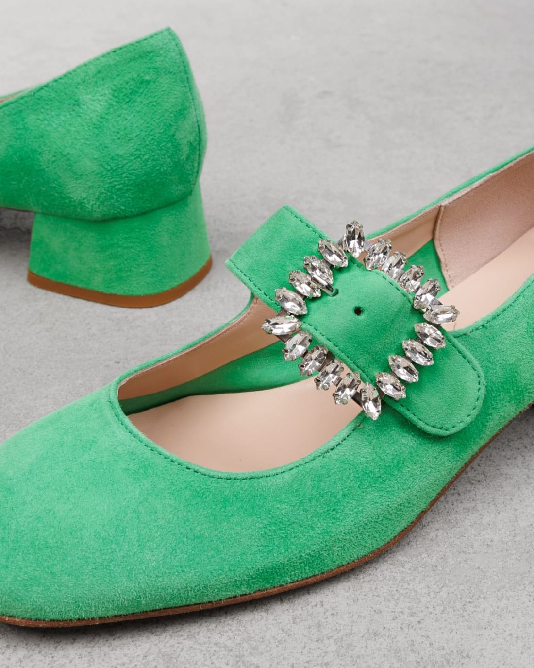 Зеленые замшевые туфли - Image 4 of 7