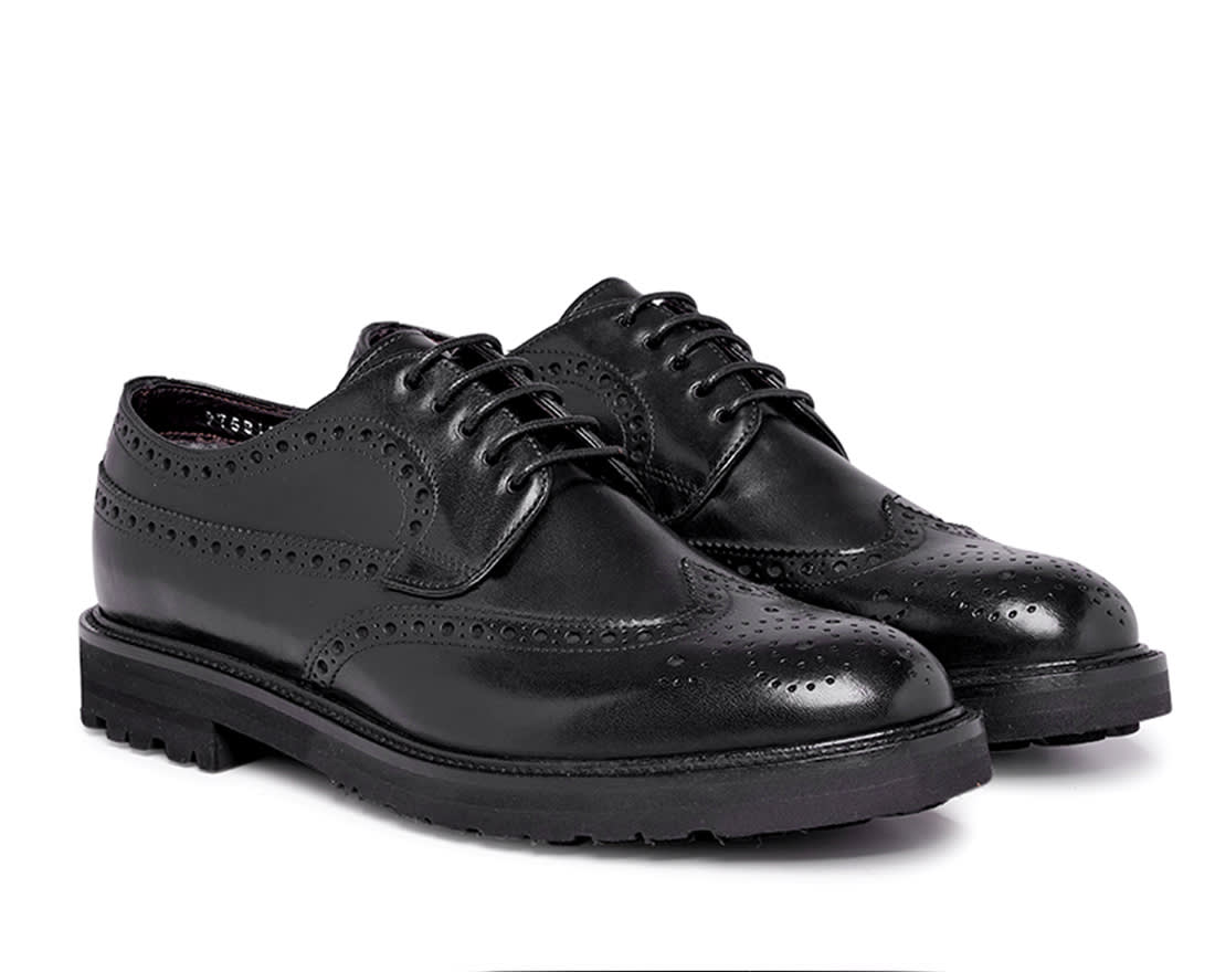 Мужские утепленные черные дерби - Image 2 of 4