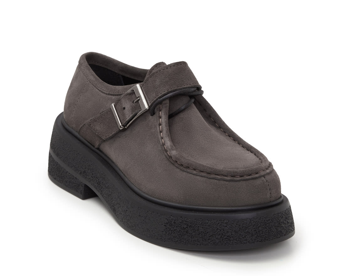 Серые замшевые лоферы - Image 2 of 5