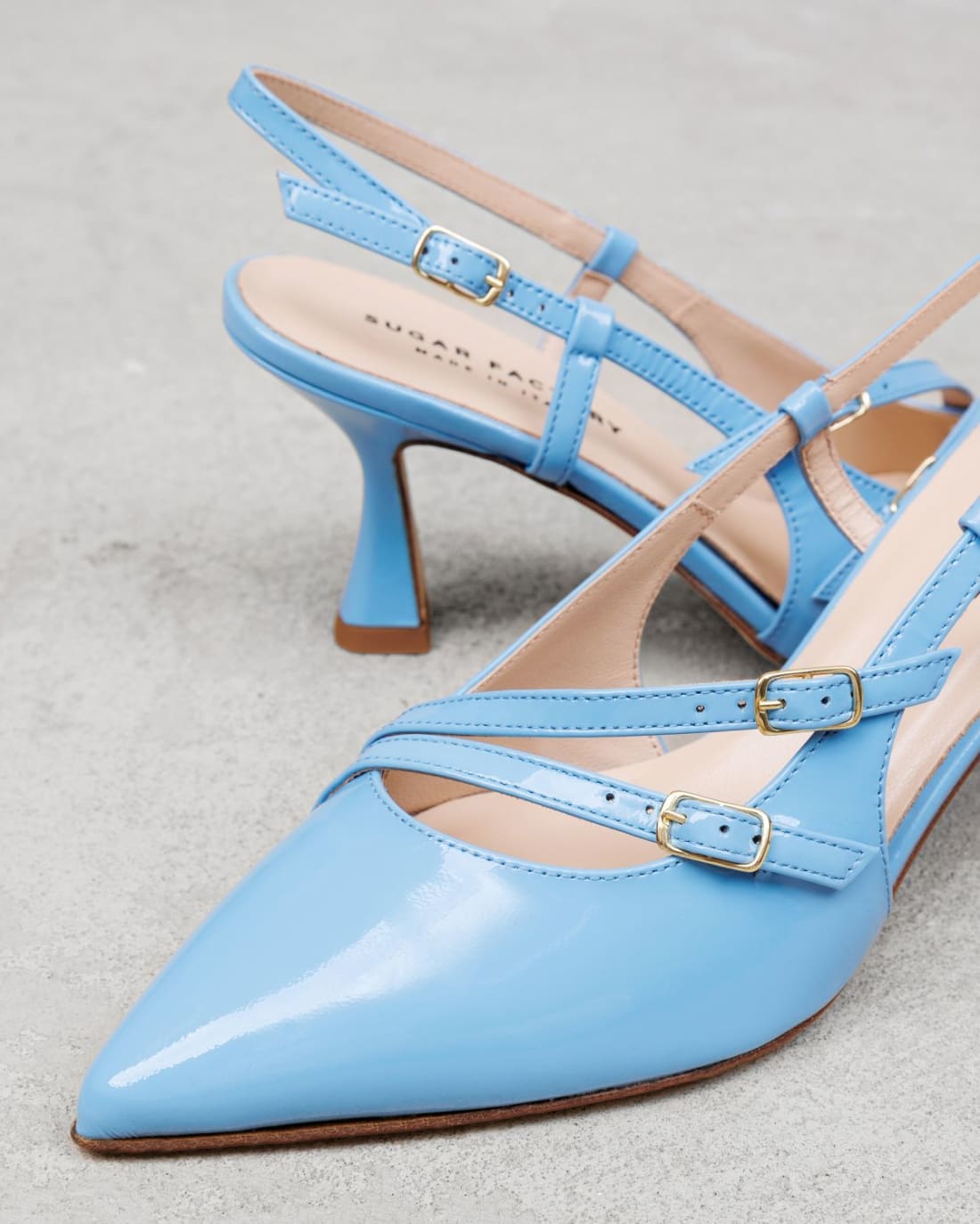 Голубые кожаные туфли - Image 4 of 6