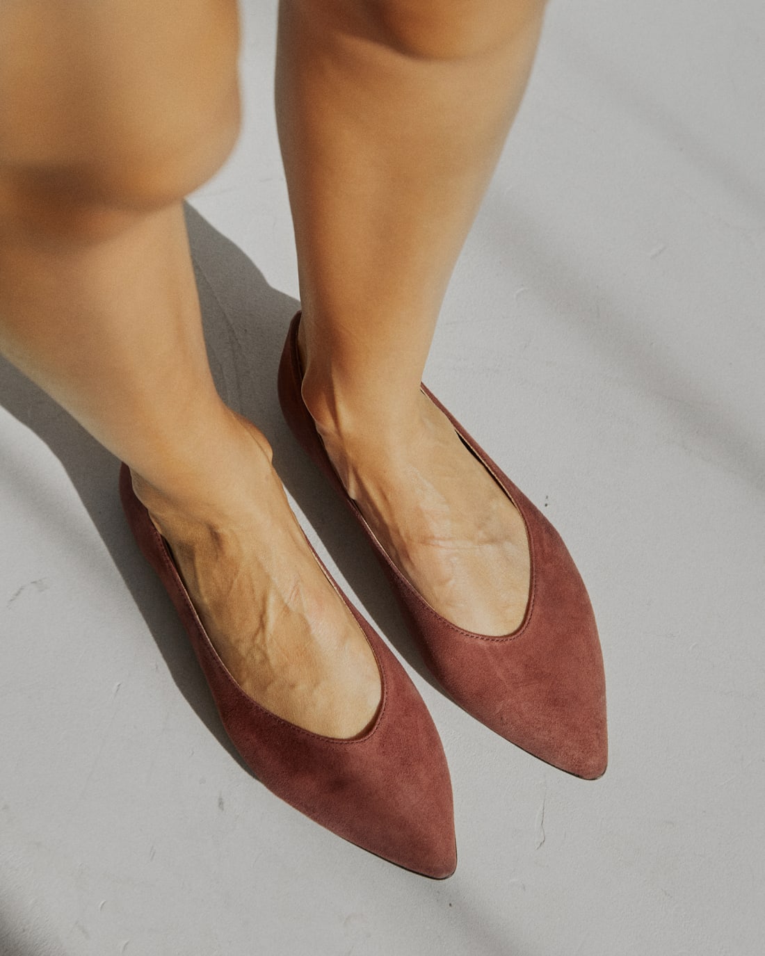 Туфли из замши винного оттенка - Image 5 of 5