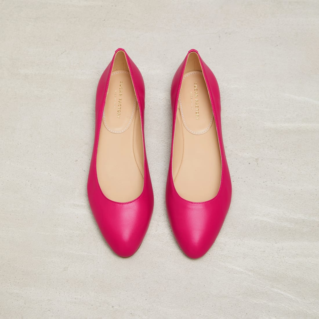 Розовые кожаные балетки - Image 2 of 5
