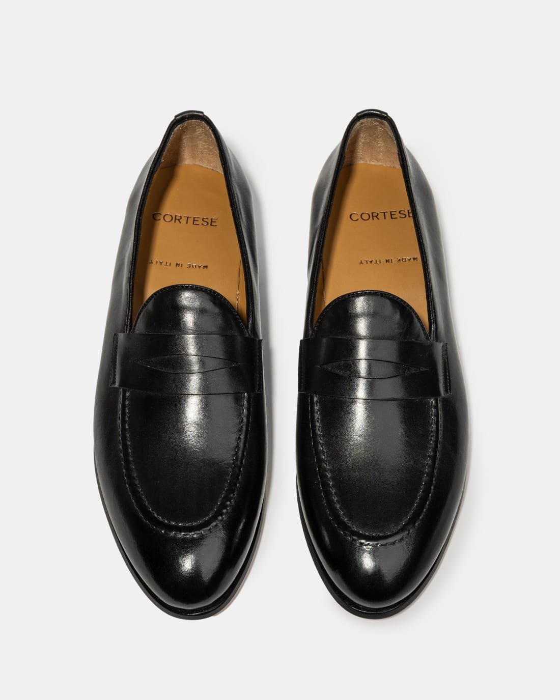 Черные кожаные классические лоферы - Image 3 of 5