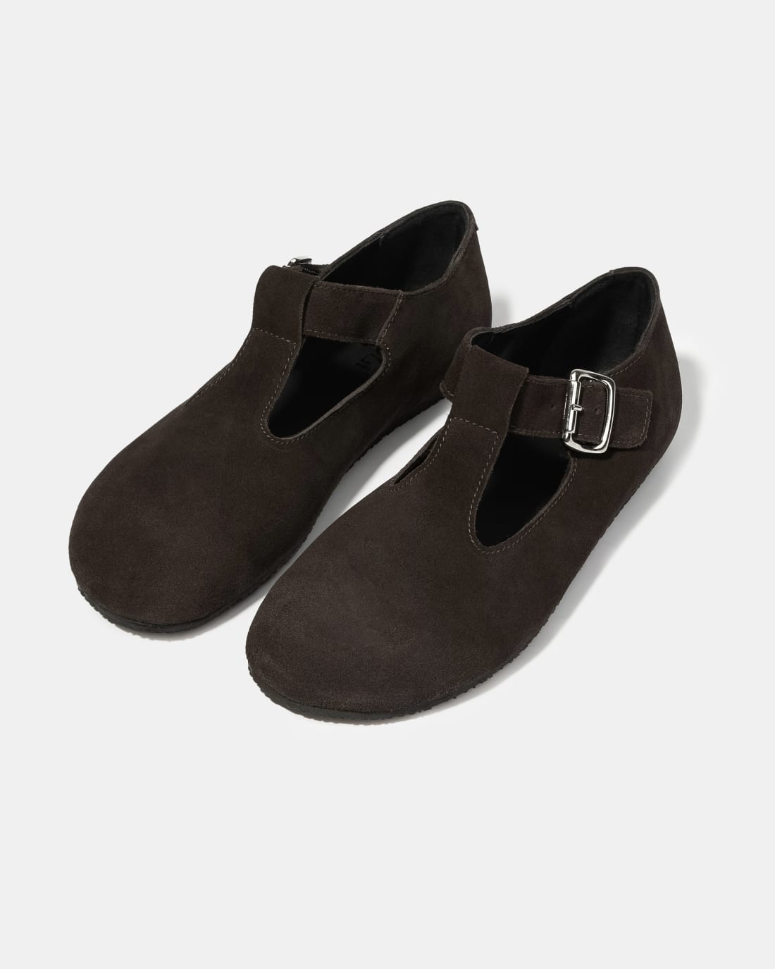 Темно-коричневые замшевые туфли - Image 3 of 5