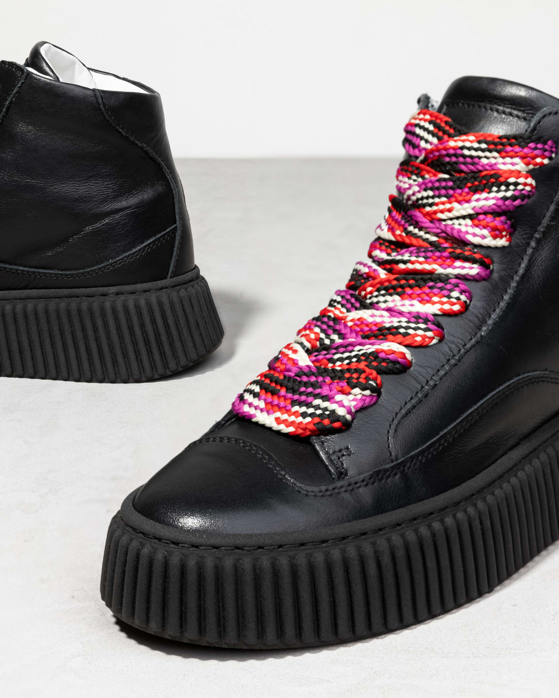 Черные кожаные кеды - Image 3 of 3