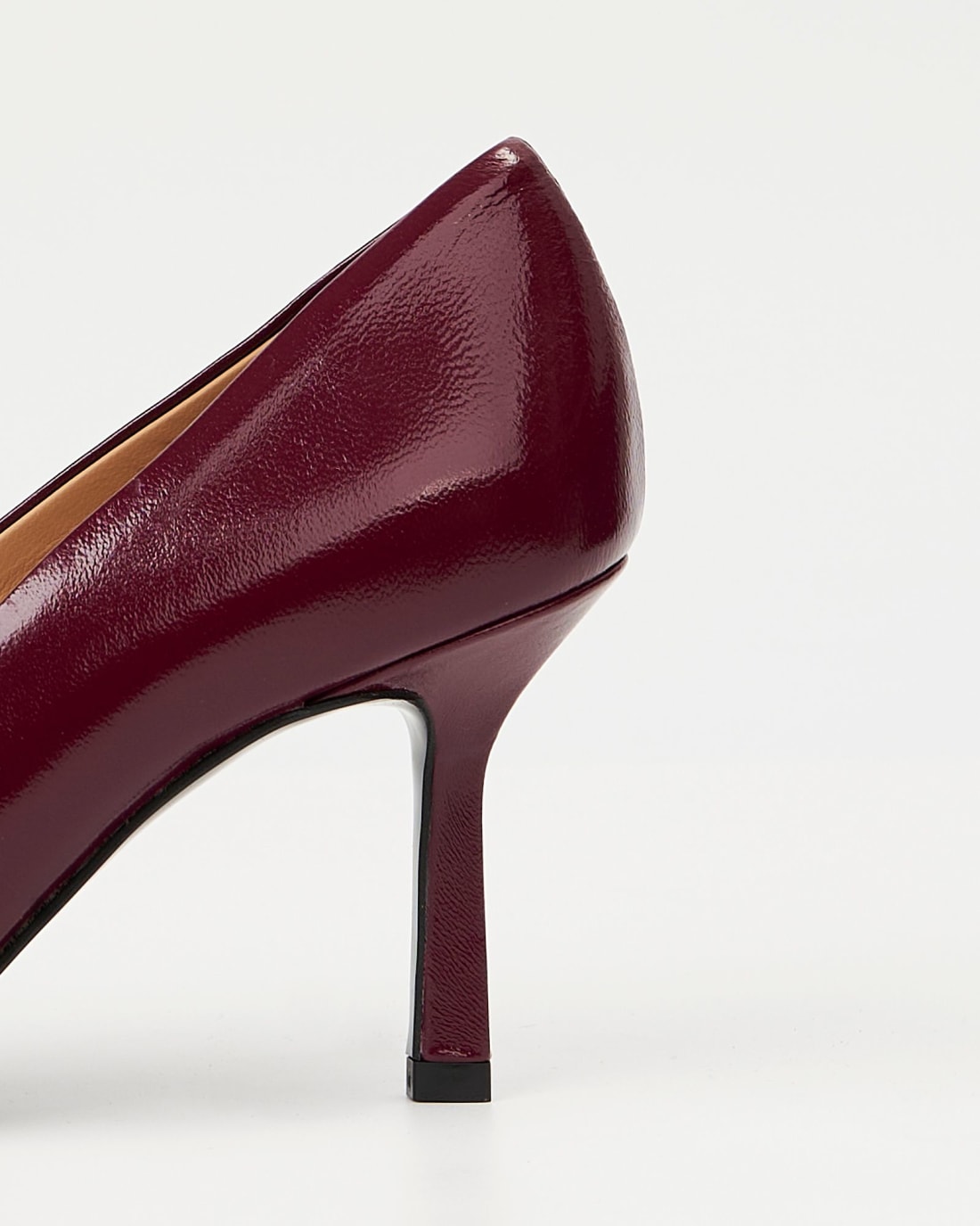 Бордовые кожаные туфли - Image 5 of 5
