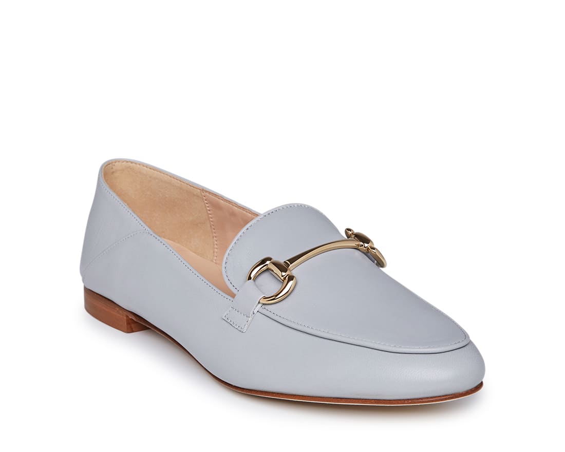 Голубые кожаные лоферы - Image 2 of 4