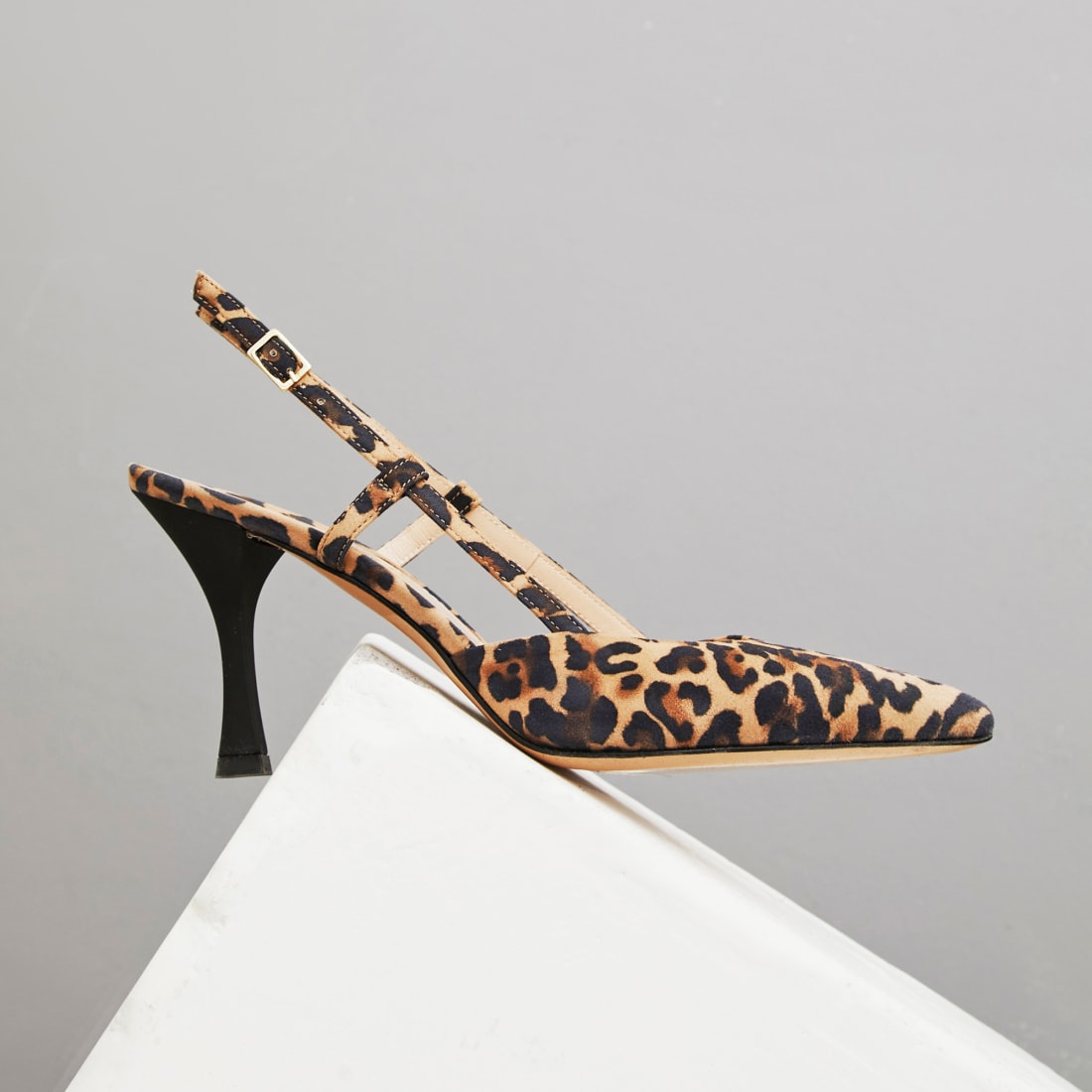 Леопардовые замшевые туфли - Image 1 of 5