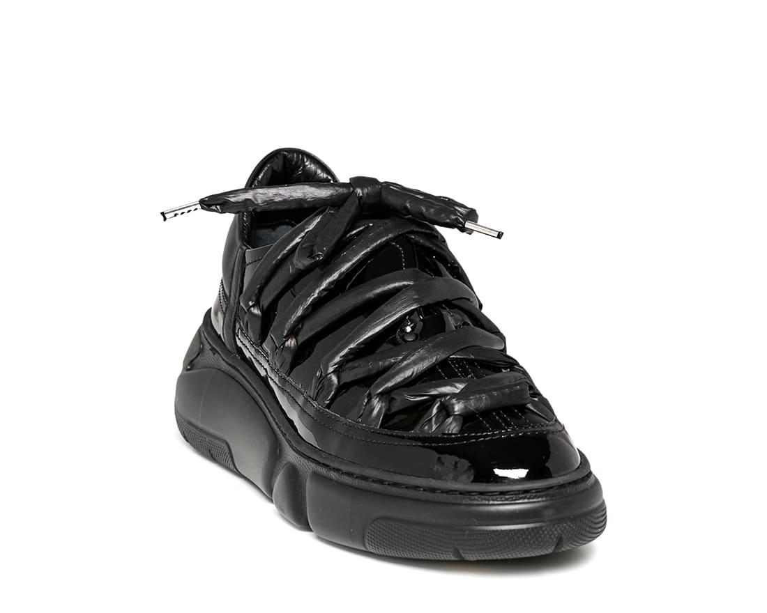 Черные лаковые кроссовки - Image 2 of 4