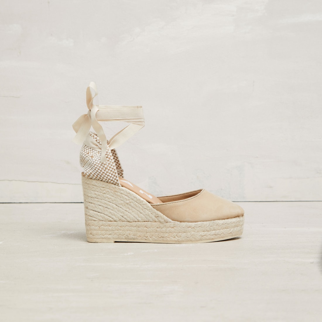 Бежевые замшевые эспадрильи - Image 1 of 5