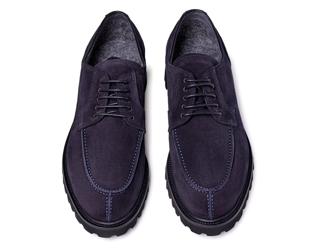 Мужские утепленные замшевые дерби - Image 3 of 4