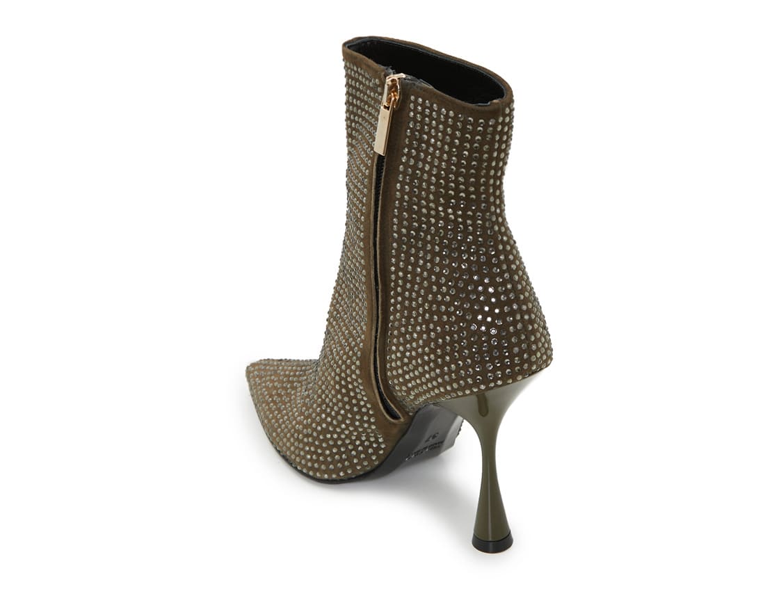 Оливковые замшевые ботильоны - Image 3 of 5