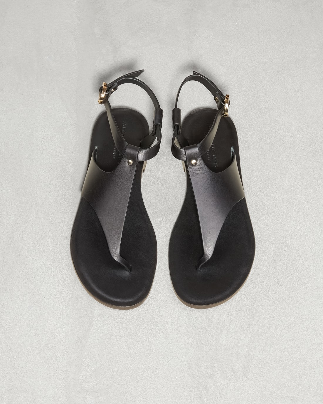 Черные кожаные сандалии - Image 2 of 6