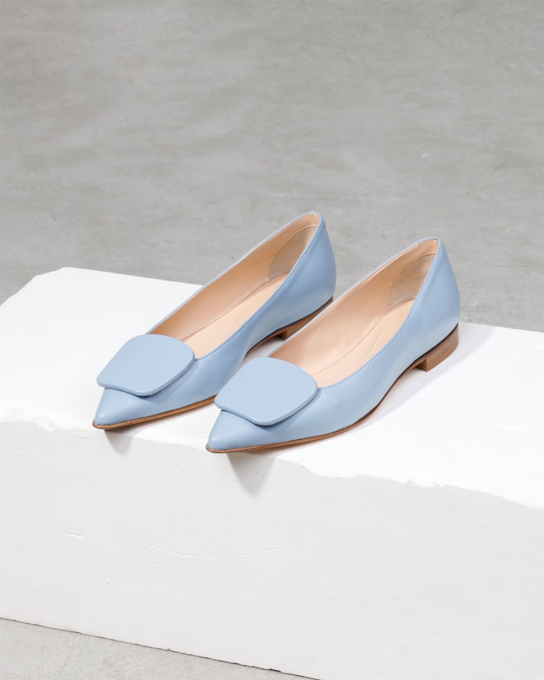 Голубые кожаные туфли - Image 3 of 7