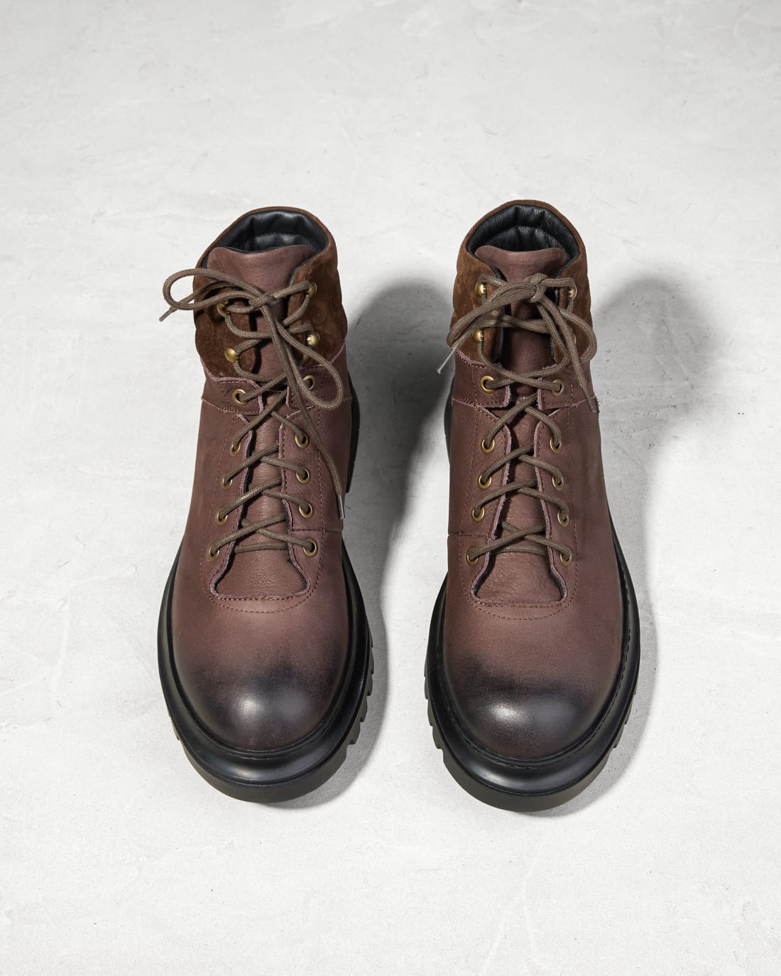 Коричневые кожаные ботинки - Image 3 of 5