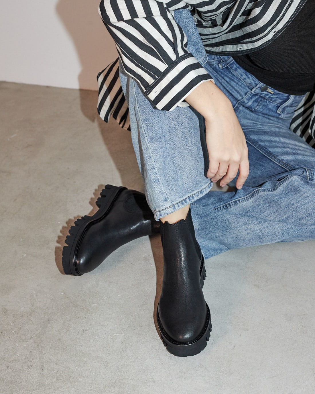 Черные кожаные челси - Image 4 of 4