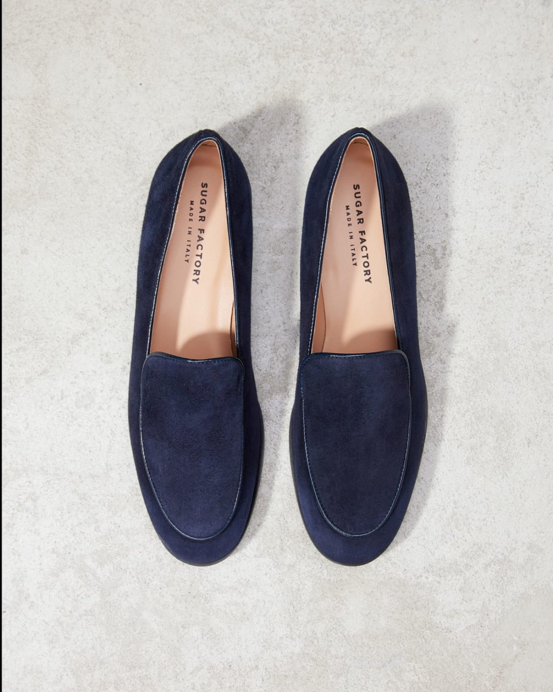 Темно-синие замшевые лоферы - Image 2 of 4