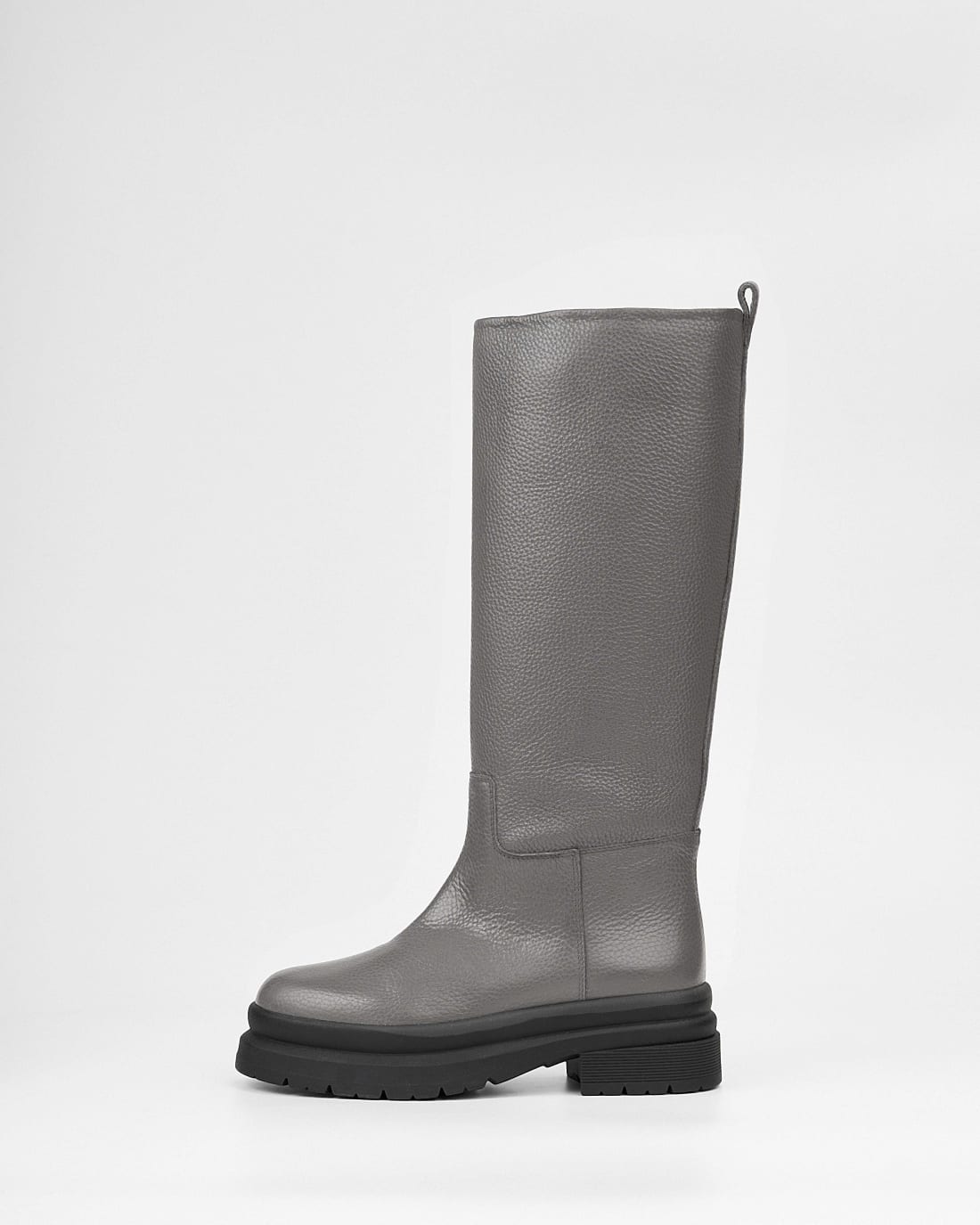 Серые кожаные сапоги - Image 3 of 6