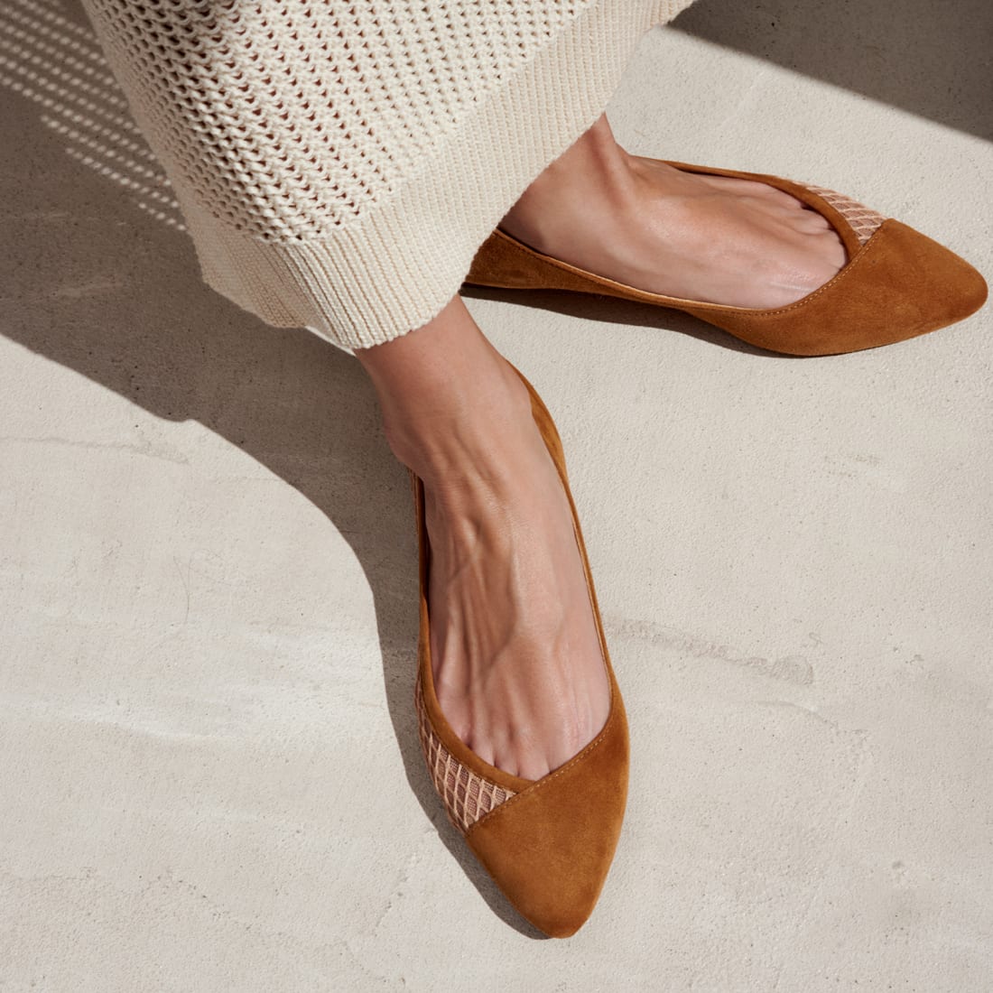 Коричневые замшевые балетки - Image 5 of 5