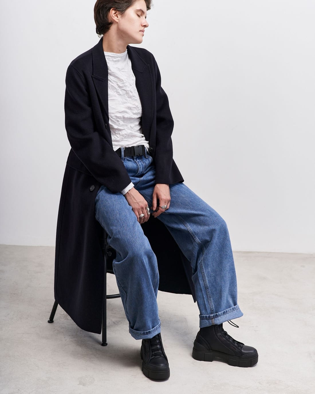 Черные текстильные ботинки - Image 1 of 6