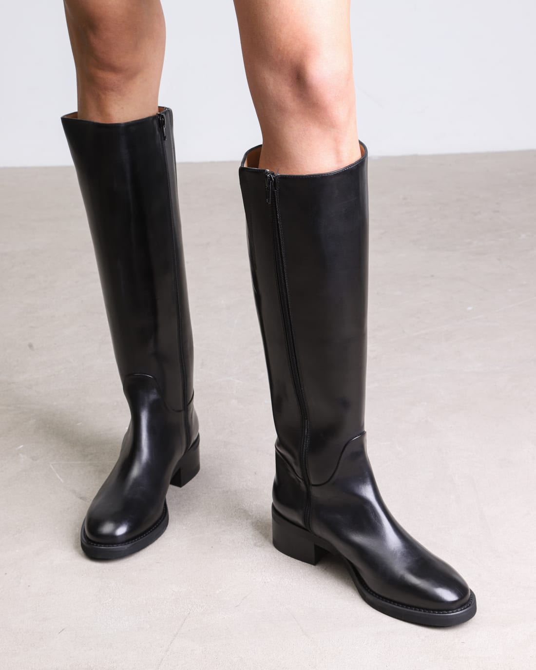 Черные сапоги из натуральной кожи - Image 6 of 6