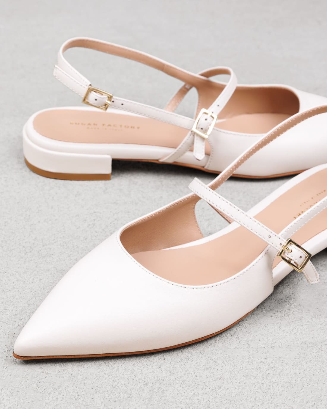 Белые кожаные туфли - Image 4 of 6