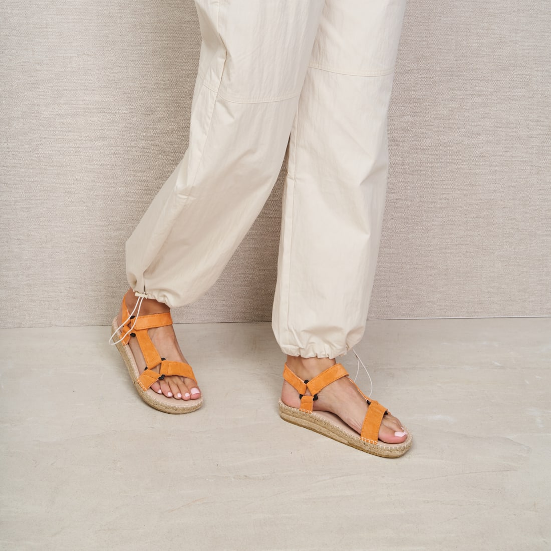 Оранжевые замшевые сандалии - Image 5 of 5